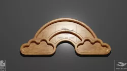 Rainbow Tray - CNC Files for Wood