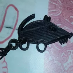 rat keychain | chain for keychain