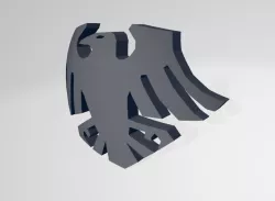 Raven Guard Space Marine Icon Moulded 'Hard Transfer'