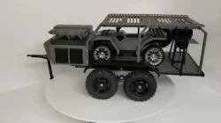 RC Trailer Toy Hauler Scale 1/10 Crawler