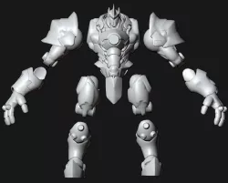 Reinhardt - Separated - Overwatch
