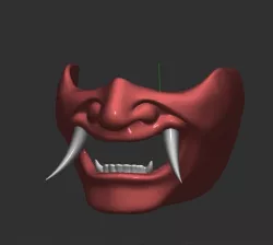 Samurai Mempo Mask