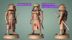 Samurai Starwars Miniature -Stormtrooper 1 -Mini Starwars