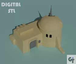 Sci-fi Desert House 1 - Suitable for Star Wars Legion