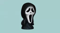 Scream Ghostface Chibi STL - Funko Style - Horror Character
