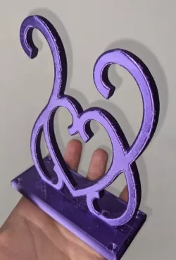 Scrollwork coat/hat hook