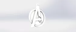 Set of 7 Marvel key rings
