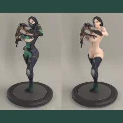 Sexy Viper from Valorant, versions including naked! High quality!