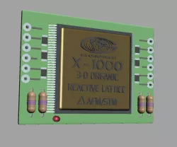 Small Soldiers Chip Hazard Back Head Chip Panel Moc Up