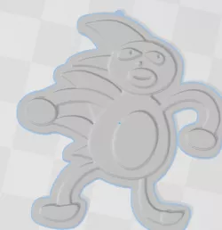 sonic meme keychain