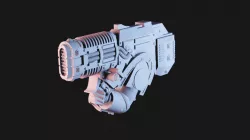 Space Knight Shoulder Mounted Thermal Ray Gun