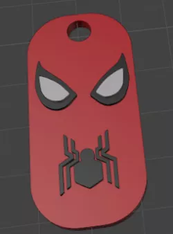 spiderman keychain