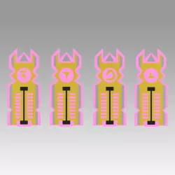 Star Trek Generations Klingon Isolinear Optical Chips