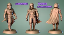Starwars Miniature -Mandalorian Redesign Ranger-Mini Starwars