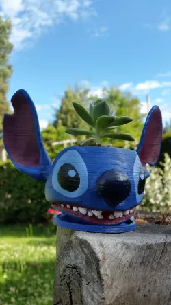 Stitch, Lilo and Stitch, Disney Characters, 3D characters, Stitch Pot, Matera Stitch.