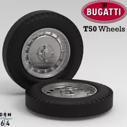 T50 - Bugatti 1/64 Wheels
