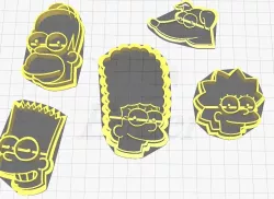 the simpsons cookie cutter