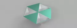Three Triangles Pot