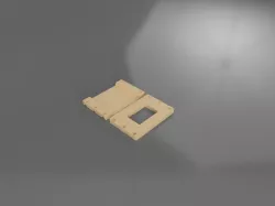 Titan extruder Holder for prusa 4mm metal frame