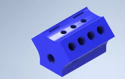 V8 engine block pencil stand