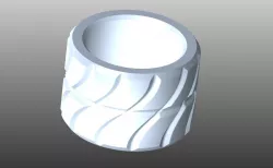 Vaso poligonale - polygonal vase