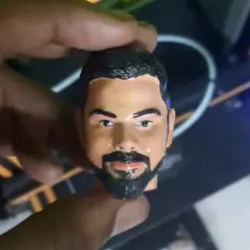 Virat Kohli face keychain for 3d printing