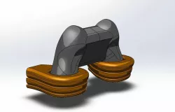 Wall-mounted joystick holder