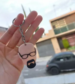 Walter White Breaking Bad Key Chain// Walter White Breaking Bad Keychain