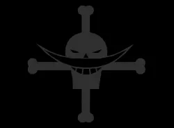 White Beard Badge One piece 2d