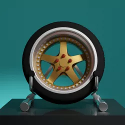 Work Equip05 style rims 1/64