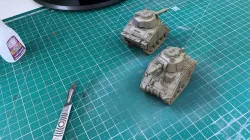 WW2 American M4 Sherman Medium Grot Tank