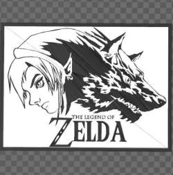 Zelda - Twilight princess - Wolf Link