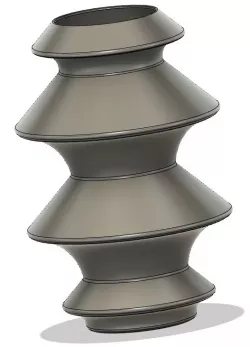 Zig zag vase