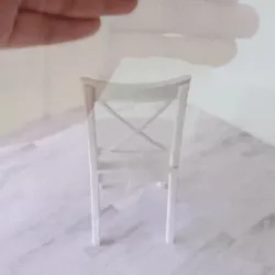 1:12 Miniature model of IKEA-INSPIRED Ingolf Chair for 1:12 Dollhouse