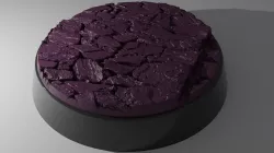 10x 25mm + 32mm bases with shattered tiles (+toppers)