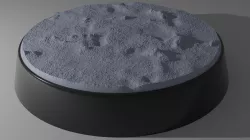 10x 25mm + 32mm bases with snowy ground + hollowed bottom