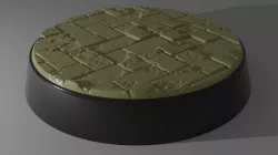 10x 25mm base with bricks