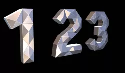 3D Abstract Numbers