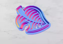 ACNH Detailed Leaf Cookie Cutter