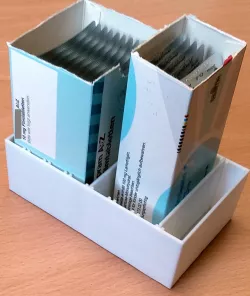 Adjustable drug box / Customizable drug box