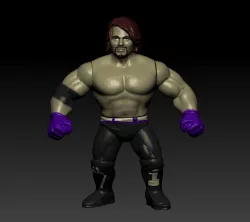 aj styles phenomenal Hasbro vintage WWE action figure