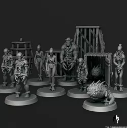 Alien Slaves, objective markers / tokens