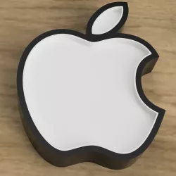 APPLE LOGO LED LAMP