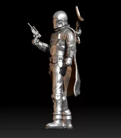 articulated mandalorian
