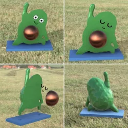 AVOCADO YOGA POSITION 1