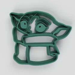 baby yoda cookie cutter