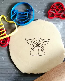 Baby Yoda Grogu Mandalorian Cookie Cutter