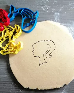 Barbie Silhouette Cookie Cutter