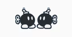 Bomb Guy Key Chain Charm (Bob-ombs)