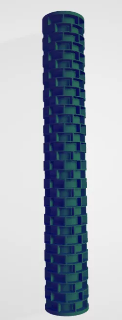 BRICK TEXTURE ROLLER.